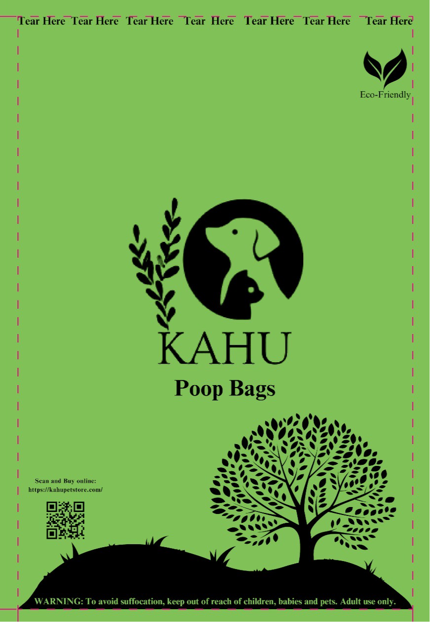 KAHU Poop Bags (10rolls/150 Bags)